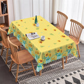 Lofaris Yellow Sunflower Bohemia Party Rectangle Tablecloth